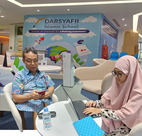 Memberikan konsultasi pendirian sekolah Dafsyaii Islamic School